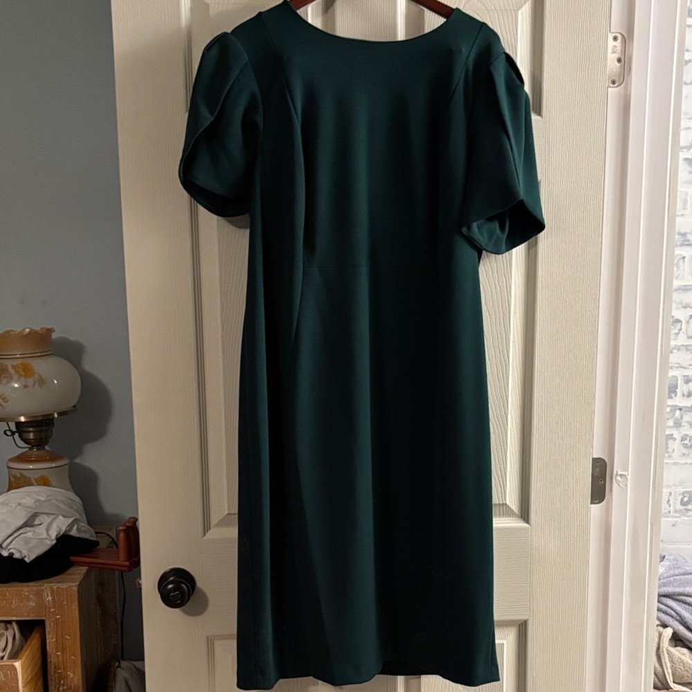 Calvin Klein Collection Dark Green Midi Dress